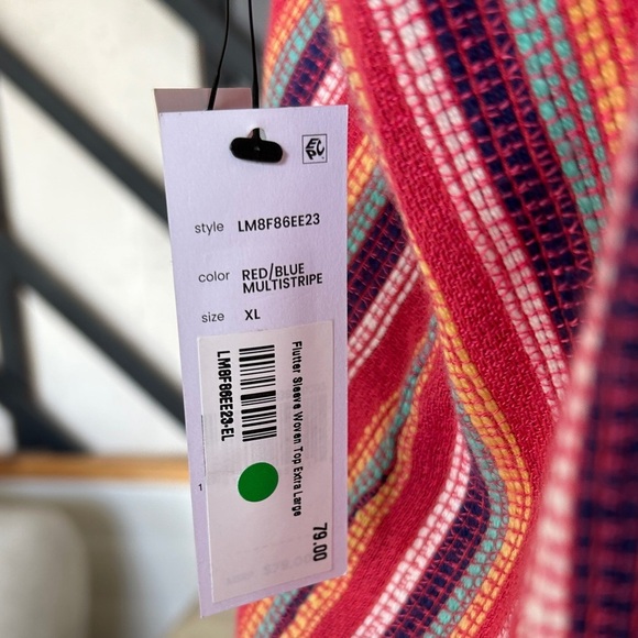 Colorful Liverpool Summer Blouse – XL – New with Tags women top - Picture 7 of 12